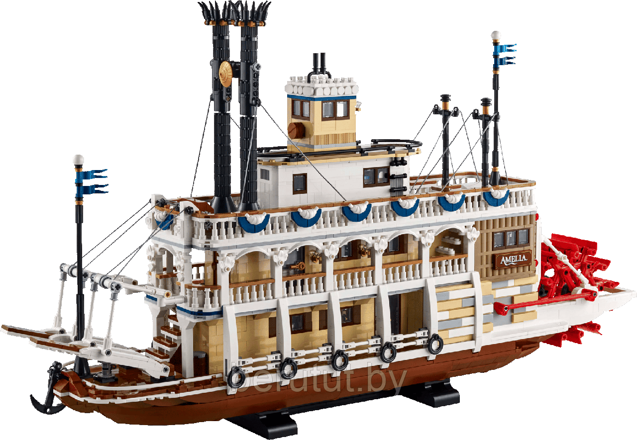 Конструктор Ideas Речной Пароход 4090 деталей аналог Lego