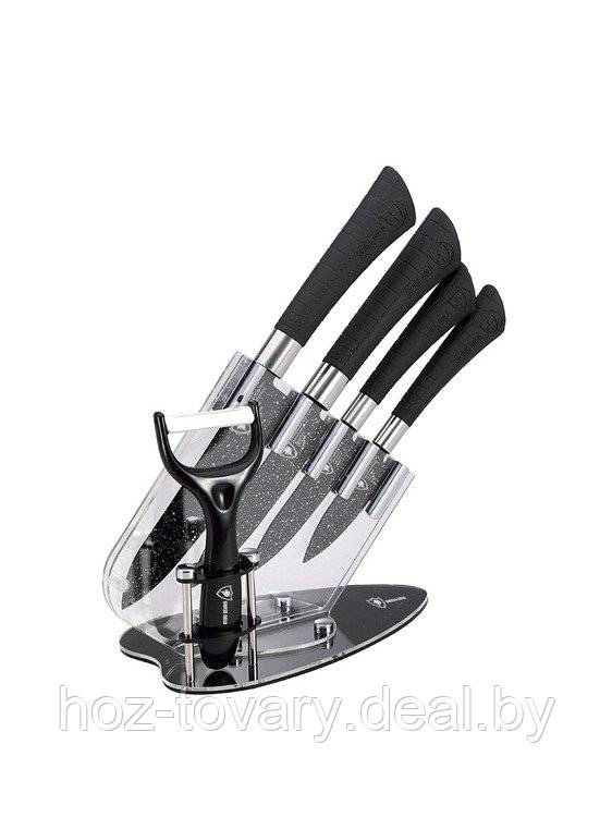 Набор ножей SwissGold из нержавейки с мраморным покрытием SD-5038 - фото 1 - id-p36287674