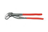 Клещи переставные COBRA® с фиксатором, 90 мм (3 1/2"), под ключ 95 мм, L-400 мм, Cr-V, серые, обливные