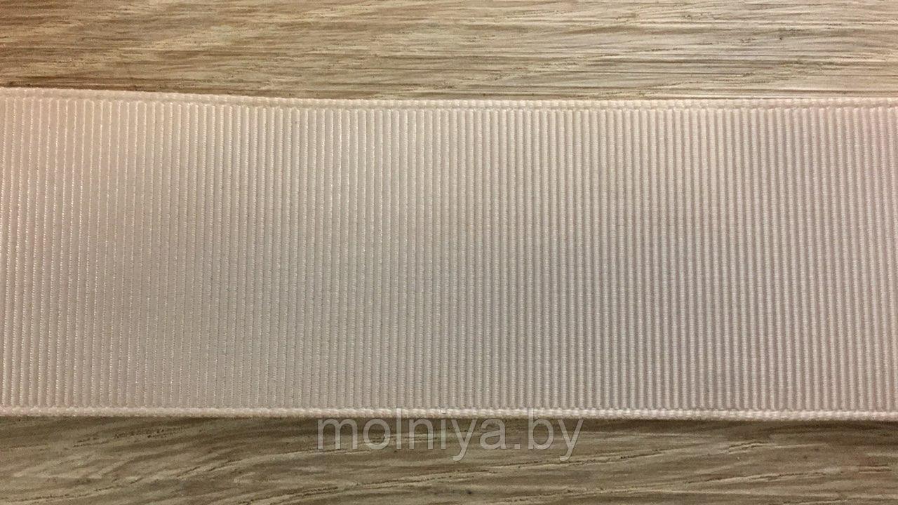 Лента репсовая GR-38   38 мм. №003 св. бежевый  45 метров