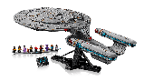 Конструктор Icons Энтерпрайз корабль Звездный Путь 3600 деталей аналог Lego, фото 4