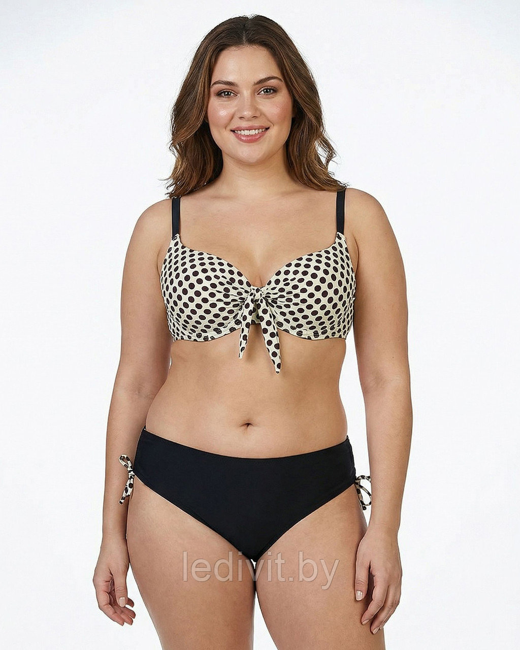 2221 # D Купальник раздельный (52-60) (58, молоко)