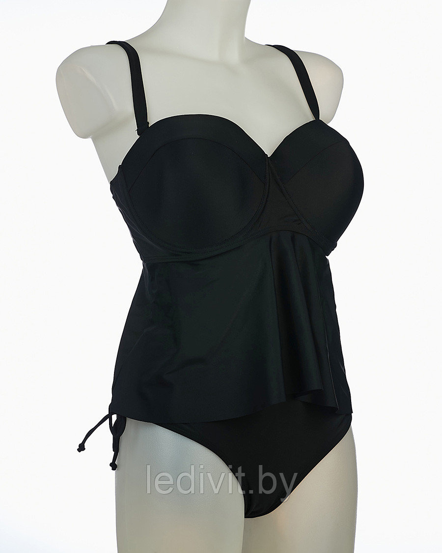 237 E Купальник раздельный (44-52) (XL, черный)