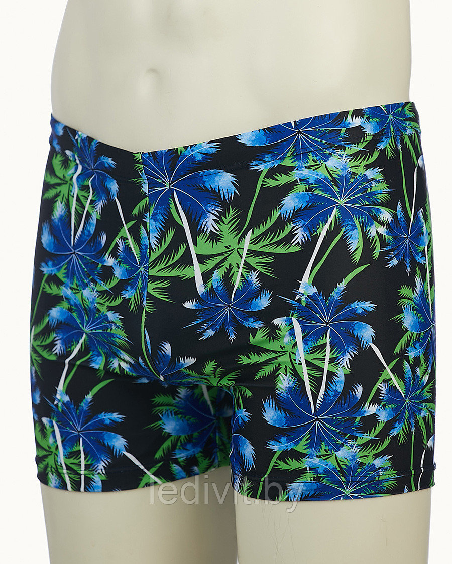 124 # Шорты купальные мужские (46-54) (48, черный)