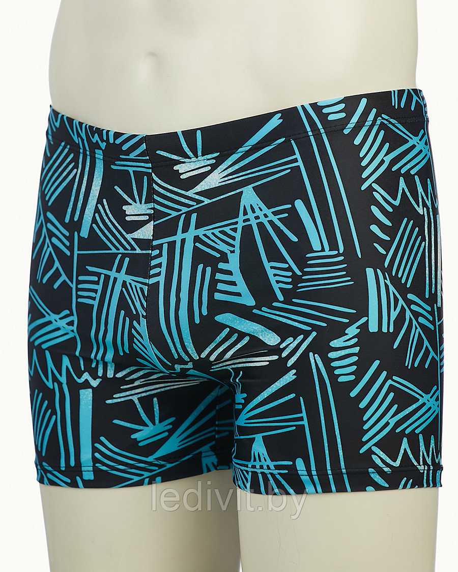 0355 # Шорты купальные мужские (46-54) (50, черный)