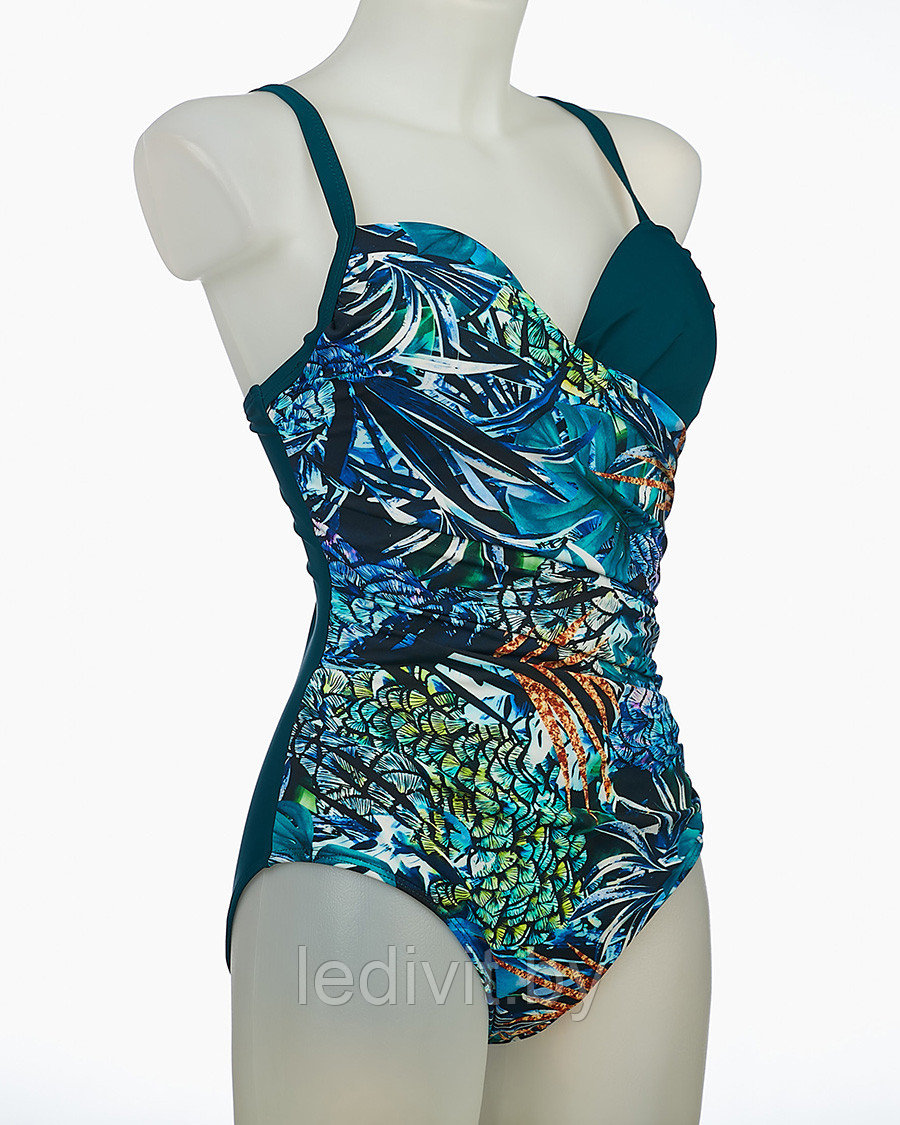 5046 Q Купальник сплошной (44-52) (40, т.изумруд)