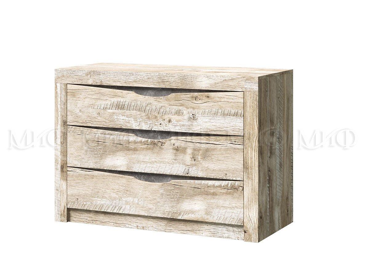 Комод РИВЬЕРА (Дуб Юкон/ Дуб Юкон, Бетон темный) МиФ