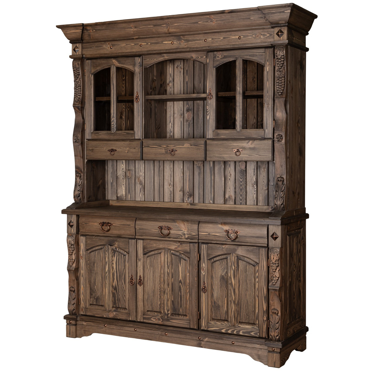 Буфет из массива сосны Викинг GL 05/01 (венге)