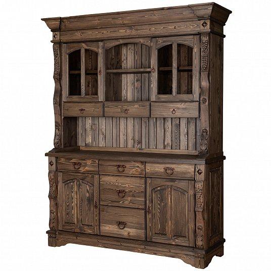 Буфет из массива сосны Викинг GL 05/01 с ящиками (венге)