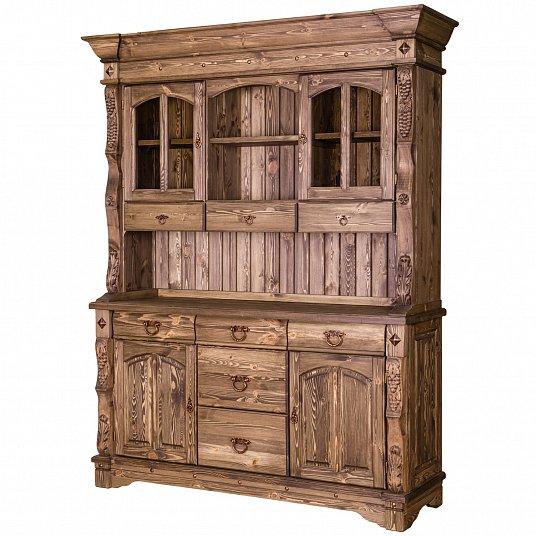 Буфет из массива сосны Викинг GL 05/01 с ящиками (палисандр)