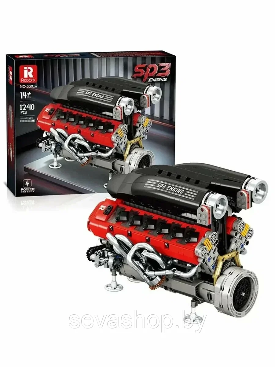Конструктор 3D модель, Двигатель Ferrari Daytona SP3 engine