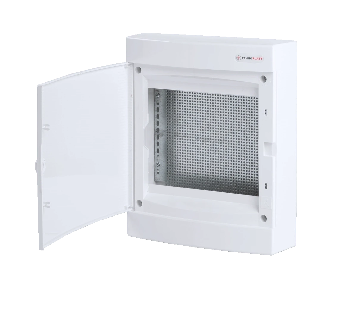 N24CW IT, Щит навесной мультимедийный, 2 ряда, белая дверца, IP40