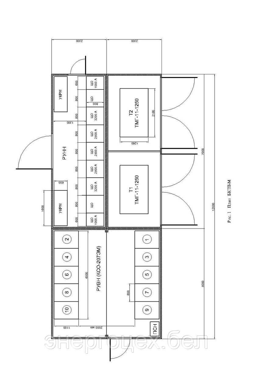 Блочные комплектные трансформаторные подстанции БКТП-М и распределительные пункты РП-М в модульных зданиях - фото 1 - id-p32961032