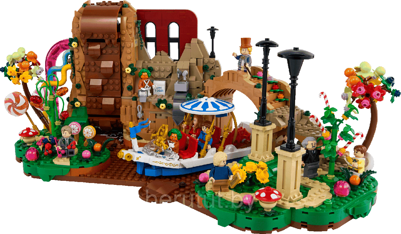 Конструктор Ideas «Шоколадная фабрика Вилли Вонки» 2025 деталей аналог Lego