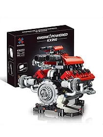 Конструктор Моторизированный двигатель "V8 Kaixing" 660 деталей аналог Lego
