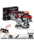 Конструктор Моторизированный двигатель "V8 Kaixing" 660 деталей аналог Lego, фото 2