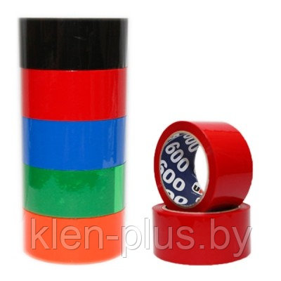 Цветные упаковочные клейкие ленты (цветной скотч) Юнибоб (Unibob) 48мм-66м; 45 микрон