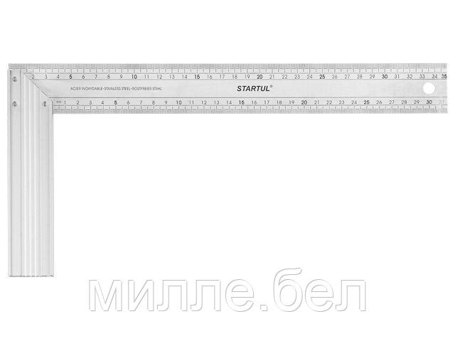 Угольник столярный 350мм сталь/алюм. STARTUL PROFI (ST3525-035)