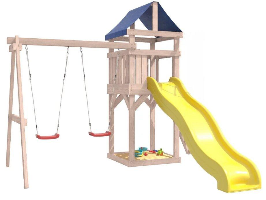 Игровой комплекс National Tree Company с качелями лодочка IgroWoods ДКНП-1