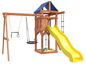 Игровой комплекс National Tree Company с трапецией и качелями гнездо 60 IgroWoods ДП-14