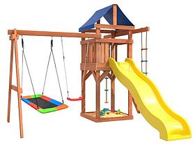Игровой комплекс National Tree Company качели лодочка и прямоугольное гнездо Лодка IgroWoods ДП-9