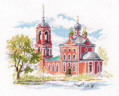 Набор для вышивания крестом "Переславль-Залесский. Сорокосвятская церковь"