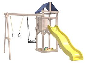 Игровой комплекс National Tree Company с трапецией и качелями IgroWoods ДКНП-14