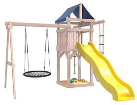 Игровой комплекс National Tree Company с качелями гнездо IgroWoods ДНП-12