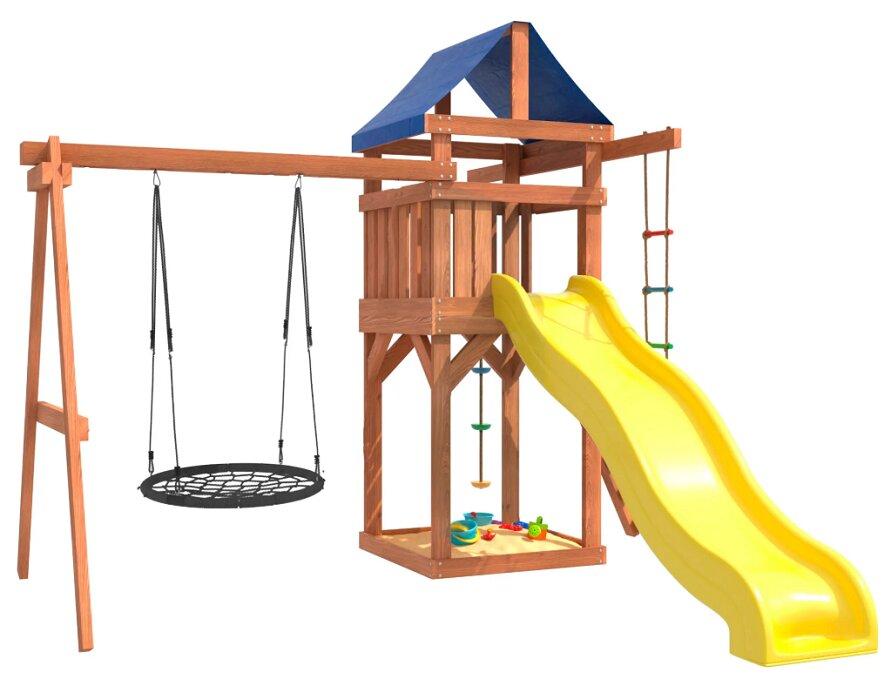 Игровой комплекс National Tree Company с качелями гнездо 100 IgroWoods ДП-12