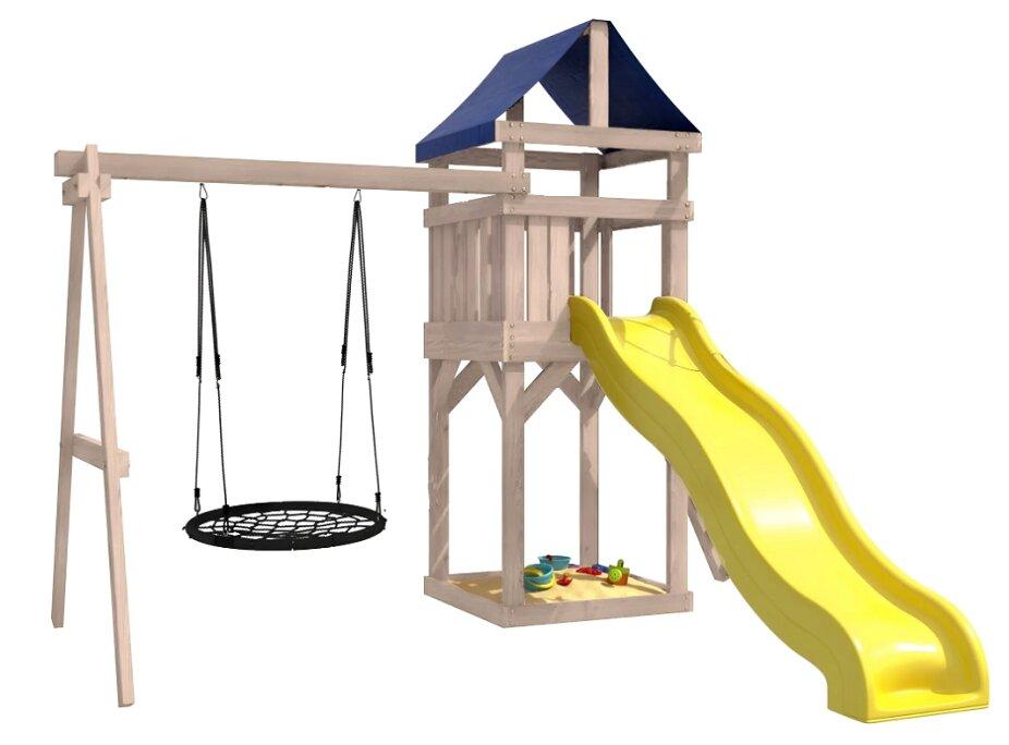 Игровой комплекс National Tree Company с качелями гнездо IgroWoods ДКНП-12