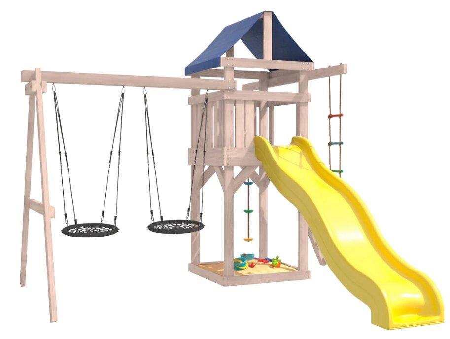 Игровой комплекс National Tree Company с качелями гнездо IgroWoods ДНП-6