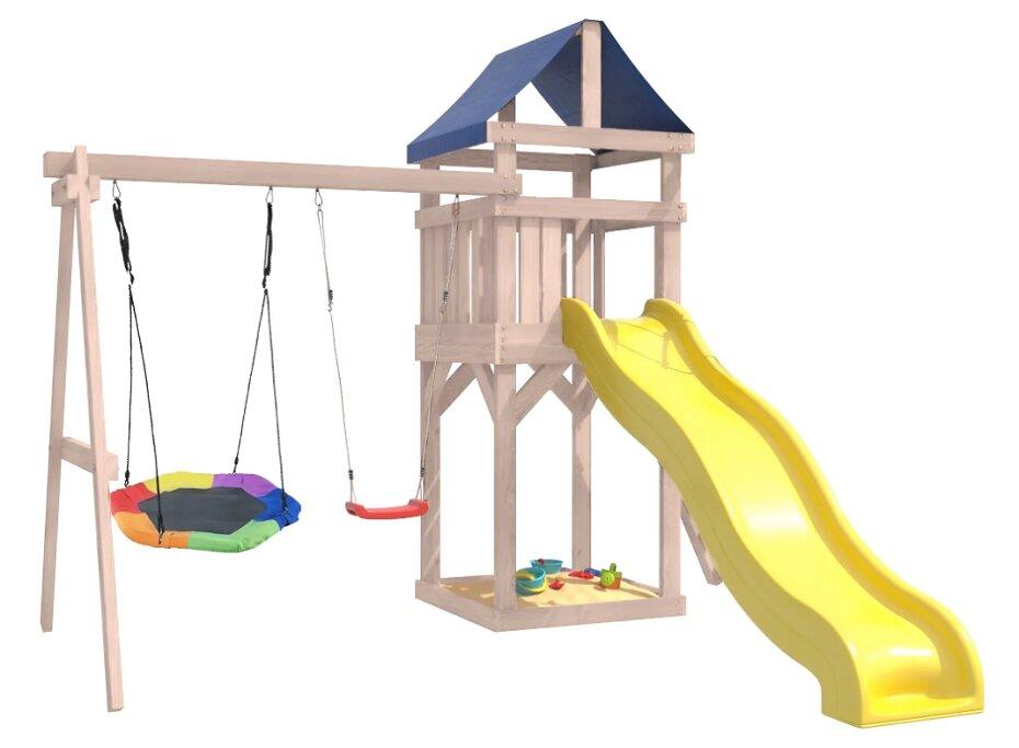 Игровой комплекс National Tree Company с качелями лодочка IgroWoods ДКНП-13