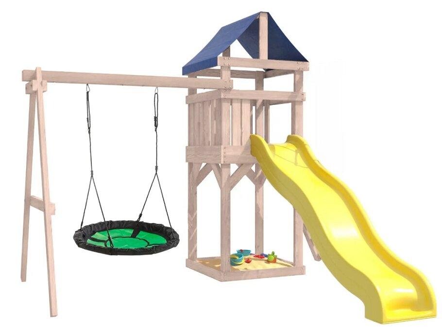 Игровой комплекс National Tree Company с качелями лодочка IgroWoods ДКНП-4
