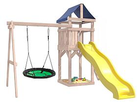 Игровой комплекс National Tree Company с качелями лодочка IgroWoods ДКНП-4