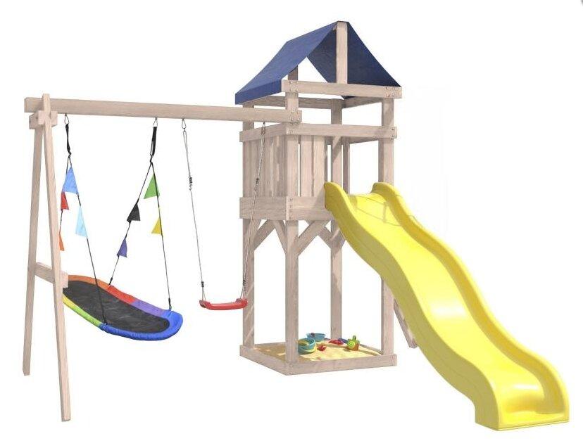 Игровой комплекс National Tree Company с качелями лодочка IgroWoods ДКНП-7