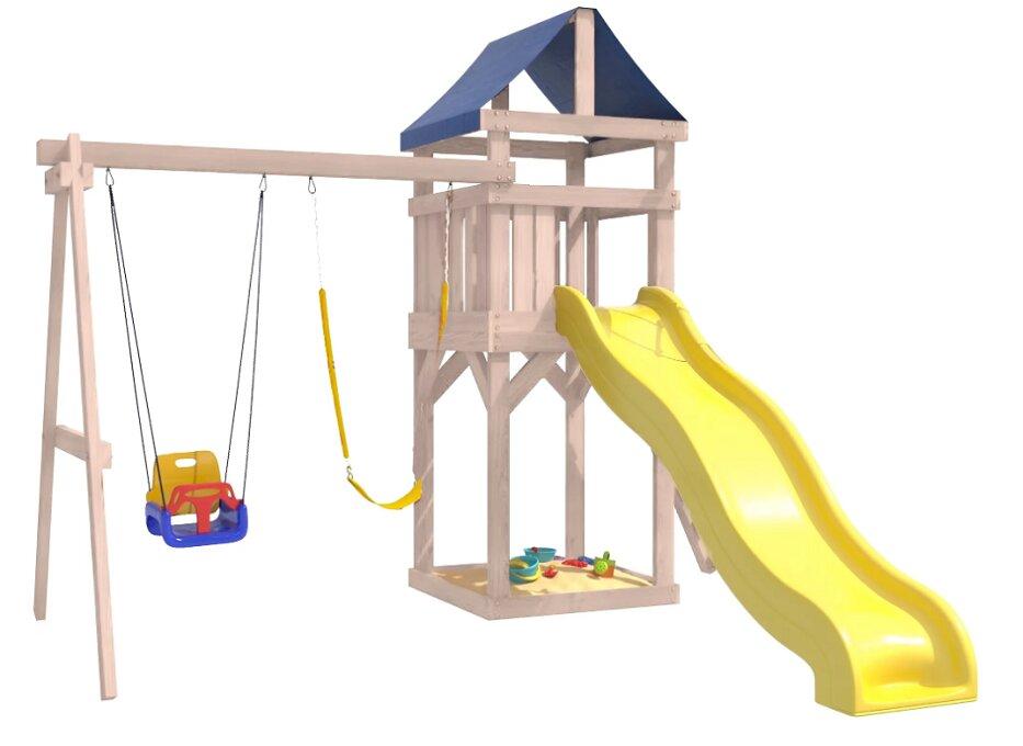 Игровой комплекс National Tree Company с качелями 3в1 IgroWoods  ДКНП-15