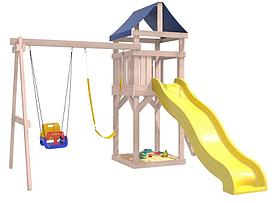 Игровой комплекс National Tree Company с качелями 3в1 IgroWoods  ДКНП-15