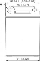 Аккумуляторная батарея CSB GPL 1272 F2 FR, фото 3
