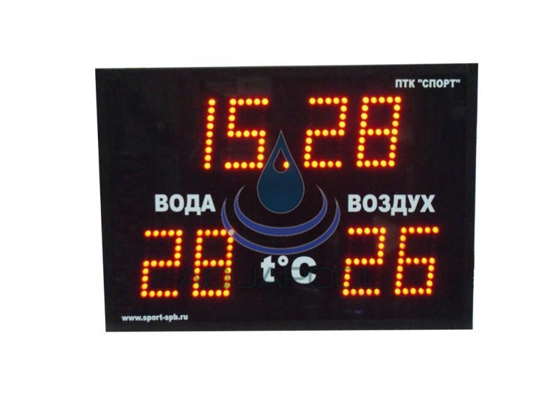 Часы-термометр - CT1.10-2t