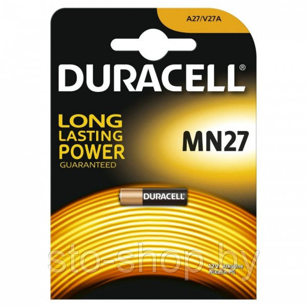 DURACELL A27/MN27 BP Батарейка щелочной элемент питания