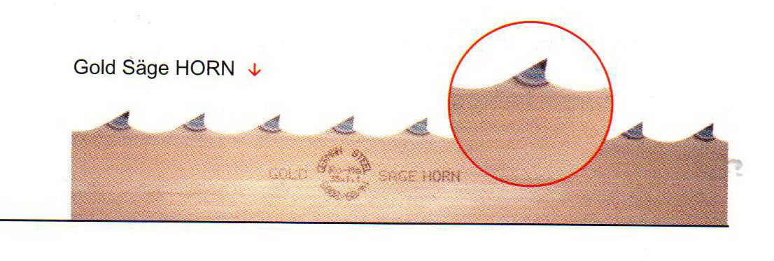 Ленточные  пилы Gold Säge HORN 35*1.0