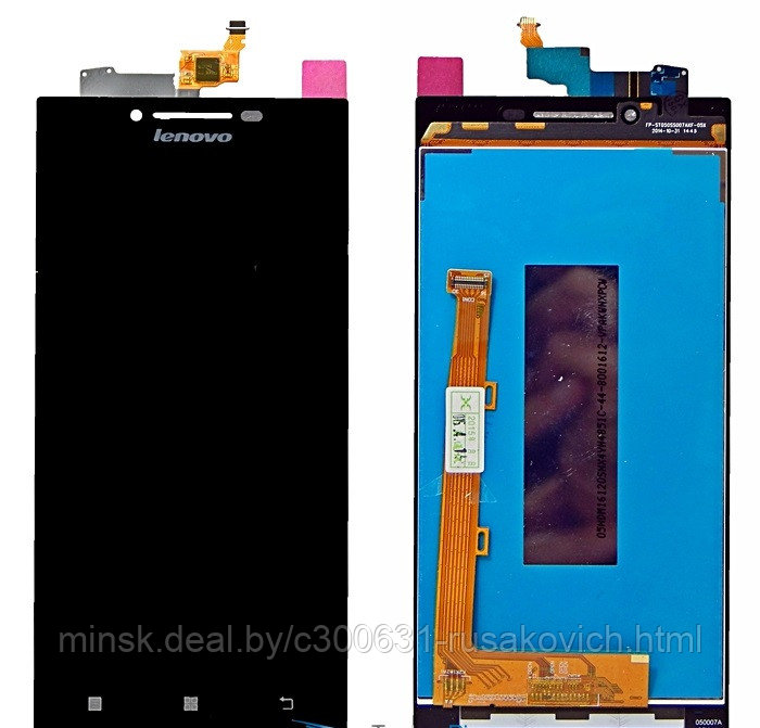 Замена стекла сенсора экрана дисплейного модуля в телефоне Lenovo P70 в Минске