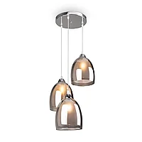 Светильник подвесной Freya Astery FR5375PL-01CH, IP20, хром, дымчатый
