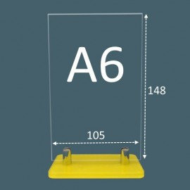 Менюхолдер A6 с металлическим креплением