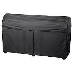 IKEA  TOSTERÖ Садовый сундук, чёрный, 129x44x79 см