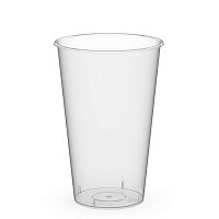 Стакан 375мл. прозрачный МАТОВЫЙ ПП Д90мм. Bubble cup (25шт/упак, 300шт./кор.)