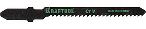 KRAFTOOL T119BO, EU-хвост., по дереву, пластику, фигурный рез, шаг 2 мм, 50 мм, 2 шт, полотна для лобзика