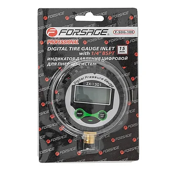 FORSAGE Индикатор давления цифровой для пневмосистем 1/4"(Psi, Kpa, Bar, Kgf/cm2), в блистере Forsage, фото 2