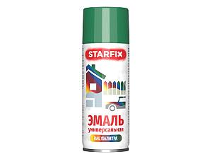 Краска-эмаль аэроз. универсальная зеленый STARFIX 520мл (6029) (Мятно-зеленый, глянцевая)