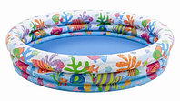 Детский надувной бассейн: Тропические рыбки Intex 59431,размер(132х28см)